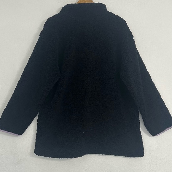 Koolaburra by Ugg Cozy Sherpa 1/4 Zip Pullover Black in Size XL - Picture 9 of 15